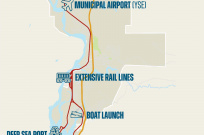 Squamish transportation map Feb 2022